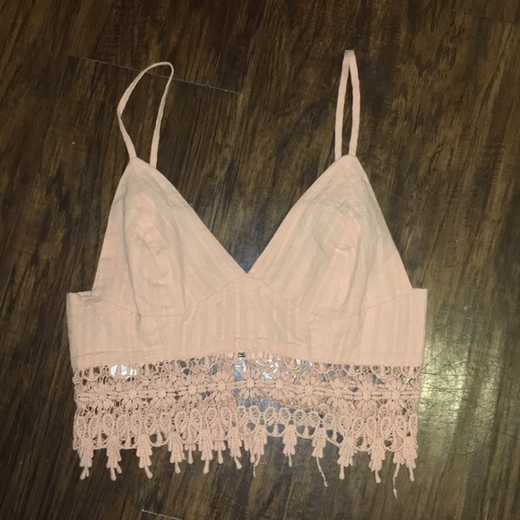Forever 21 Tops - Pink Crop Top